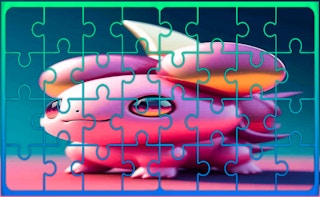Axolotl Jigsaw Picture Puzzle