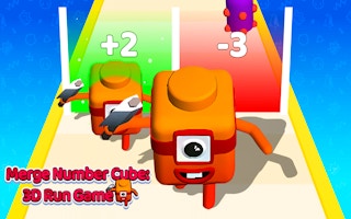 Merge Number Cube 3D Run Game