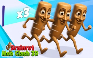 Brainrot Mob Clash 3D